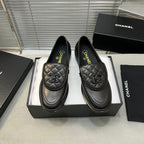 CHANEL Women Loafers In Leather Black