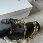 CELINE MEDIUM  VICTOIRE BAG 25 IN BLACK CALFSKIN GOLDEN HARDWARE