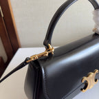 CELINE TEEN LOLA 20 IN BLACK CALFSKIN GOLD HARDWARE