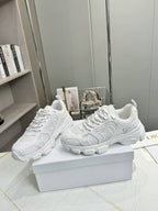 DIOR CD CHORONO SNEAKER IN WHITE MESH