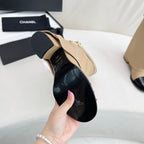 CHANEL SHORT BOOTS 55 MM IN BEIGE CREAM LAMBSKIN WITH GOLD HARDWARE