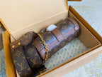 LOUIS VUITTON PAPILLON TRUNK 19 IN BROWN MONOGRAM CANVAS GOLD HARDWARE