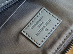 LOUIS VUITTON POCHETTE ACCESSOIRE XL 28 IN BLACK MONOGRAM ECLIPSE CANVAS