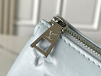 LOUIS VUITTON COUSSIN PM 26 IN GRAY MONOGRAM EMBOSSED LAMBSKIN