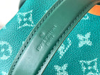 LOUIS VUITTON DISCOVERY BACKPACK 38 IN GREEN MONOGRAM HERITAGE CANVAS