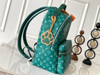 LOUIS VUITTON DISCOVERY BACKPACK 38 IN GREEN MONOGRAM HERITAGE CANVAS