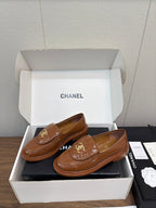 CHANEL MOASIN 2.5 CM IN GINGERBREAD BROWN PREMIUM LAMBSKIN