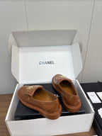 CHANEL MOASIN 2.5 CM IN GINGERBREAD BROWN PREMIUM LAMBSKIN