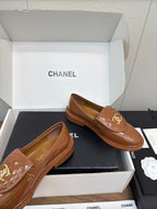 CHANEL MOASIN 2.5 CM IN GINGERBREAD BROWN PREMIUM LAMBSKIN