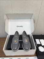 CHANEL MOASIN 2.5 CM IN MOUSE GRAY PREMIUM LAMBSKIN