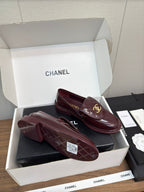 CHANEL MOASIN 2.5 CM IN MAHOGANY RED PREMIUM LAMBSKIN