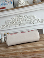 HERMES HERBAG ZIP 31 RETOURNE PEGASE POP BAG IN OFF-WHITE MIX RED CANVAS AND HUNTER COWHIDE