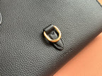 GUCCI JACKIE SMALL TOTE BAG 24 IN BLACK CALFSKIN GOLD HARDWARE