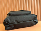 GUCCI WEB STRIPE-STRAP TOTE BAG 45 IN BLACK CANVAS