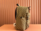 GUCCI MEDIUM BACKPACK 40 IN BEGE AND EBONY CANVAS