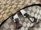 GUCCI MEDIUM BACKPACK 40 IN BEGE AND EBONY CANVAS