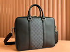 GUCCI JUMBO MEDIUM BRIEFCASE 36.5 IN EXTRA DARK GREEN  CALFSKIN