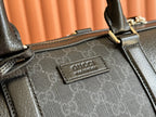 GUCCI JUMBO MEDIUM DUFFLE 44 IN EXTRA DARK GREEN  CALFSKIN