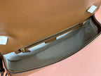 GUCCI BLONDIE LARGE TOP HANDLE BAG 32 IN BROWN CALFSKIN