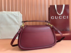 GUCCI 26S BLONDIE BAG 32 IN DARK RED CALFSKIN