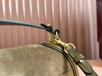 GUCCI 26S BLONDIE BAG 32 IN BROWN SUEDE