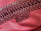 GUCCI SMALL DUFFLE BAG 42 IN ROSSO ANCORA RED  CANVAS