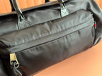 GUCCI SMALL DUFFLE BAG 42 IN BLACK CANVAS