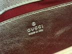 GUCCI MARMONT MEDIUM SHOUDER BAG 23 IN SILVER PATENT CALFSKIN