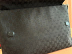 GUCCI LARGE CROSSBODY BAG 36 IN BLACK CANVAS