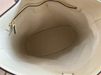 GUCCI 73 MEDIUM BUCKET BAG 27.5 IN OFF WHITE SMOOTH CALFSKIN