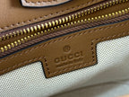 GUCCI 73 SMALL BUCKET BAG 20 IN BROWN SOFT SUEDE AND CALFSKIN