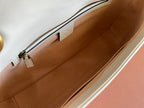 GUCCI MARMONT SHOULDER BAG 31 IN WHITE CALFSKIN GOLD CHAIN