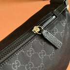 GUCCI BIKE BAG HIPACK 27 IN BLACK  FABRIC