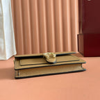 GUCCI 25S DIONYSUS WALLET ON CHAIN 20 IN BROWN CALFSKIN