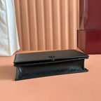 GUCCI MARMONT 20 MINI CHAIN BAG IN BLACK CALFSKIN