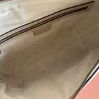 GUCCI 25S EPILOGUE BAG 30 IN BEIGE AND WHITE CALFSKIN