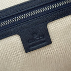 GUCCI 25S EPILOGUE BAG 30 IN BEIGE AND BLACK CALFSKIN