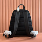 GUCCI 25S OPHIDIA MEDIUM BACKPACK 41 BLACK IN CALFSKIN