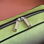 GUCCI 25S SHOULDER BAG 29 CM IN NEON GREEN TO DARK GRAY OMBRÉ CALFSKIN