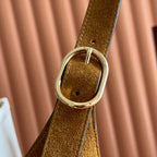 GUCCI 25S JACKIE GIORNO 44 CM IN BROWN SUEDE