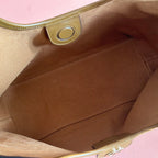 GUCCI 25S GIGLIO LARGE TOTE BAG 25 CM IN BROWN CANVAS