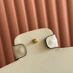 GUCCI 25S HORSEBIT 1955 MEDIUM SHOULDER BAG 29 CM IN CREAM WHITE CALFSKIN WITH GOLD HARDWARE