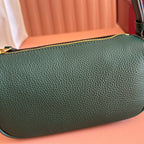 GUCCI 26S SHOULDER BAG 19 IN DARK GREEN CALFSKIN