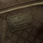 GUCCI 26S LUNETTA SHOULDER BAG 22 IN BLACK CALFSKIN