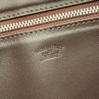 GUCCI 26S JACKIE SLIM SHOULDER BAG 28 IN DARK BROWN CALFSKIN