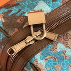 GUCCI 26S DUFFEL BAG 44 IN MULTICOLOR COATED CANVAS STYLE 2