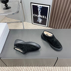 DIOR FROST SHOES IN BLACK CANNAGE SUEDE