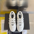 CHANEL MARY JANE SNEAKER IN WHITE LAMBSKIN
