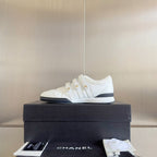 CHANEL MARY JANE SNEAKER IN WHITE LAMBSKIN