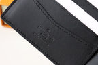 LOUIS VUITTON LV 25S SLENDER WALLET 11 IN BLACK DAMIER INFINI CALFSKIN